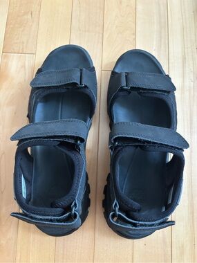 Timberland Black Velcro Sandals - Size US 9 Ladies